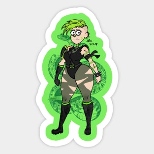 Globnor Girl Sticker